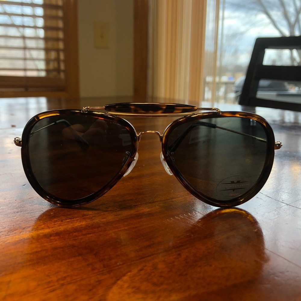 VUARNET EXTREME POLARIZED AVIATOR GLASSES